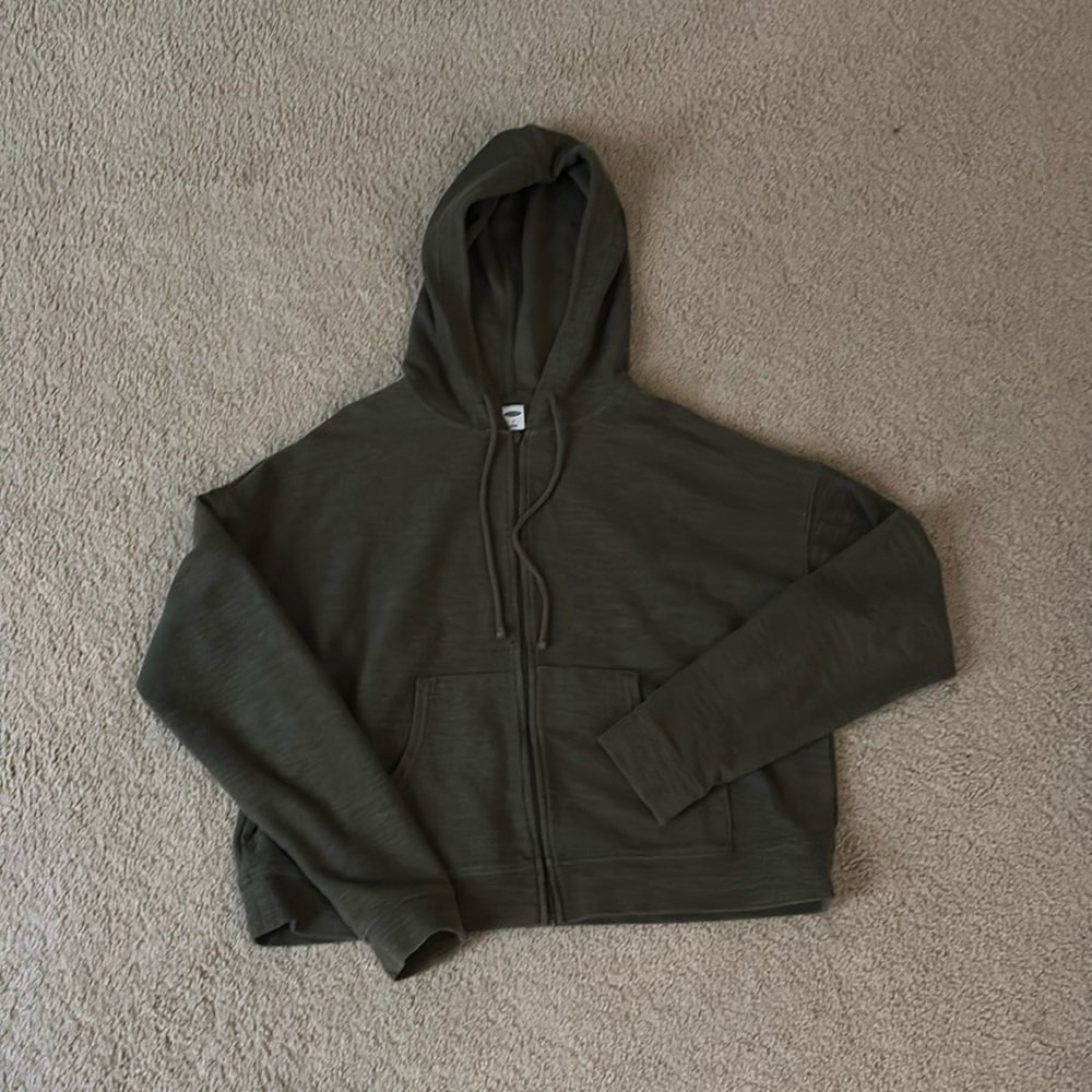 Green Zip Up